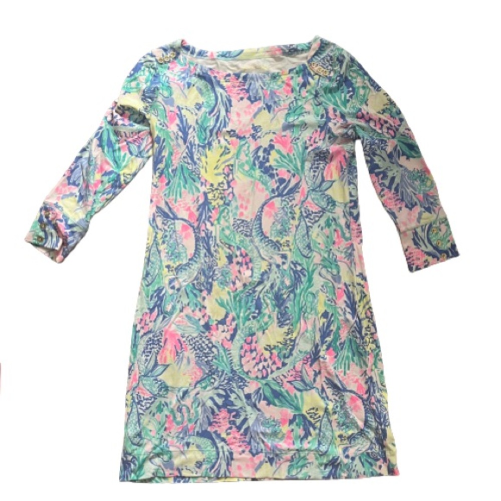 Lilly Pulitzer Sophie Dress Mermaid Cove - Picture 3 of 8
